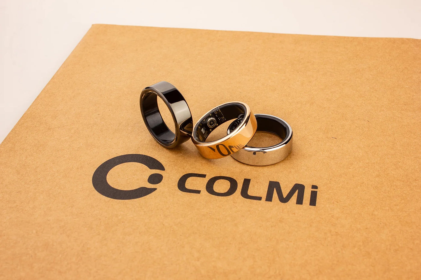 COLMI R02 Smart Ring Military Grade Titanium Steel Shell Health Monitoring IP68 & 3ATM Waterproof Multi-sport Modes