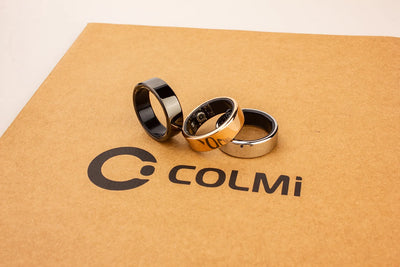 COLMI R02 Smart Ring Military Grade Titanium Steel Shell Health Monitoring IP68 & 3ATM Waterproof Multi-sport Modes