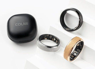 2024 COLMI R10 Smart Ring Men Women, Smartring With Charging Case, Health and Sleep Monitor, 5ATM Waterproof For Xiaomi Phone