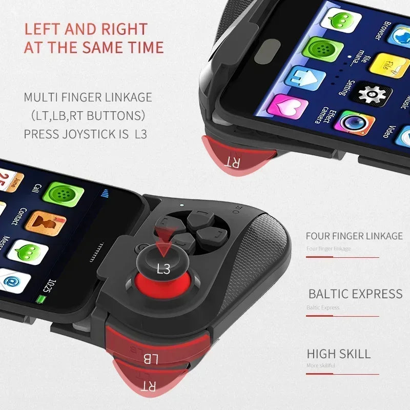 MOCUTE-058 Wireless Gamepad Remote Controller Gamepad Joystick Smart Phone Gaming Joypad for IOS Android Smart Cell Phone