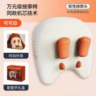 6D Electric Neck Massager Pillow Device Shiatsu Cervical Ttraction Heating Back Pillow Neck Massage Instrument Pain Back Relief