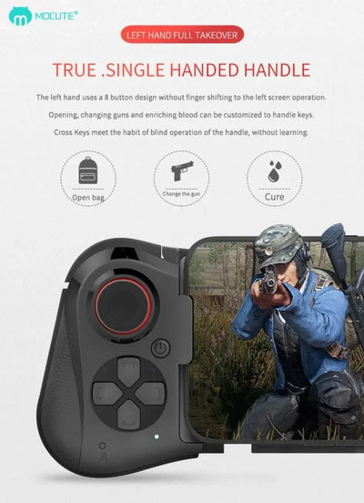 MOCUTE-058 Wireless Gamepad Remote Controller Gamepad Joystick Smart Phone Gaming Joypad for IOS Android Smart Cell Phone