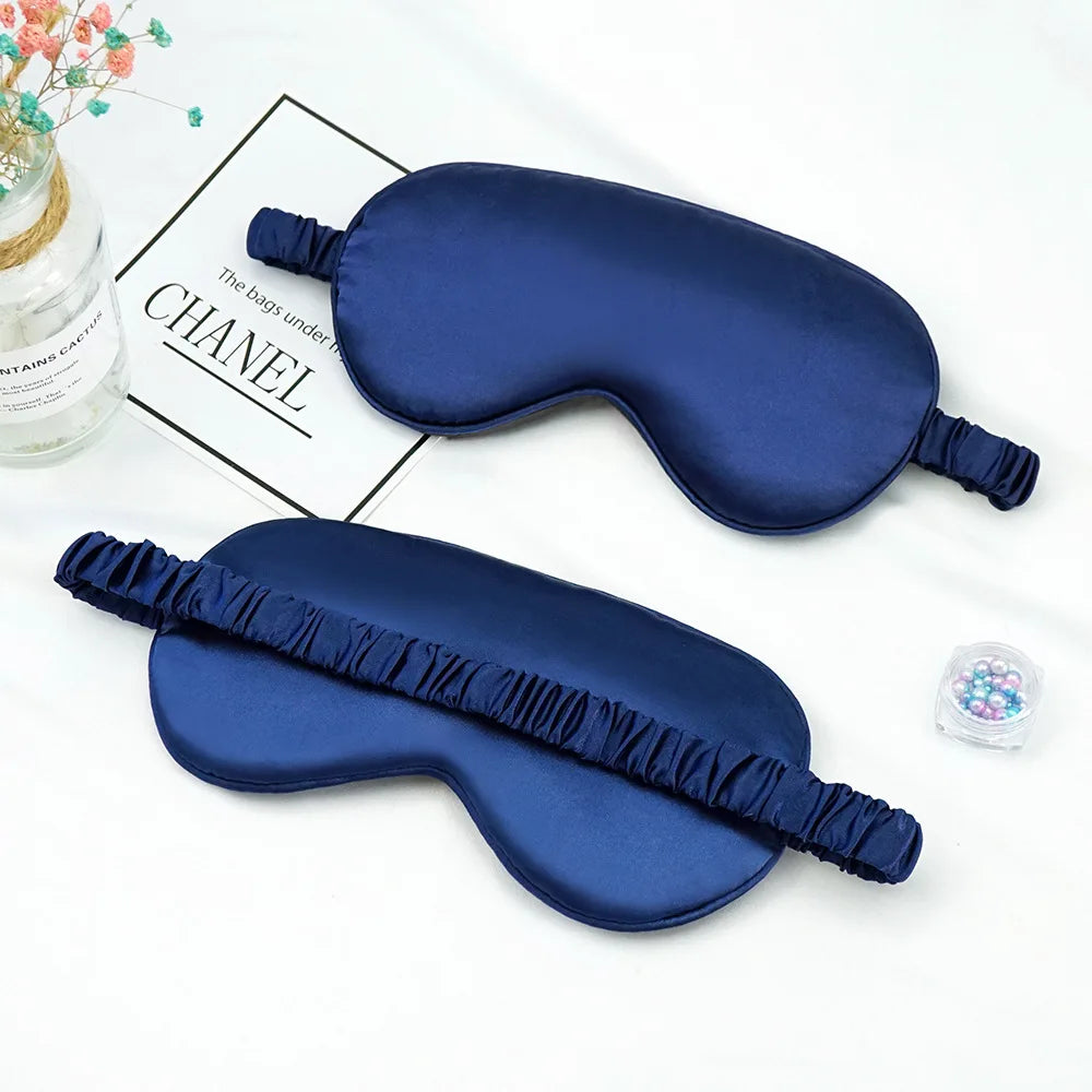 Imitated Silk Sleep Eye Mask Shading Eye Patch Portable Travel Relax Eyepatch Lunch Break Eye Cover Night Health Sleeping Shield