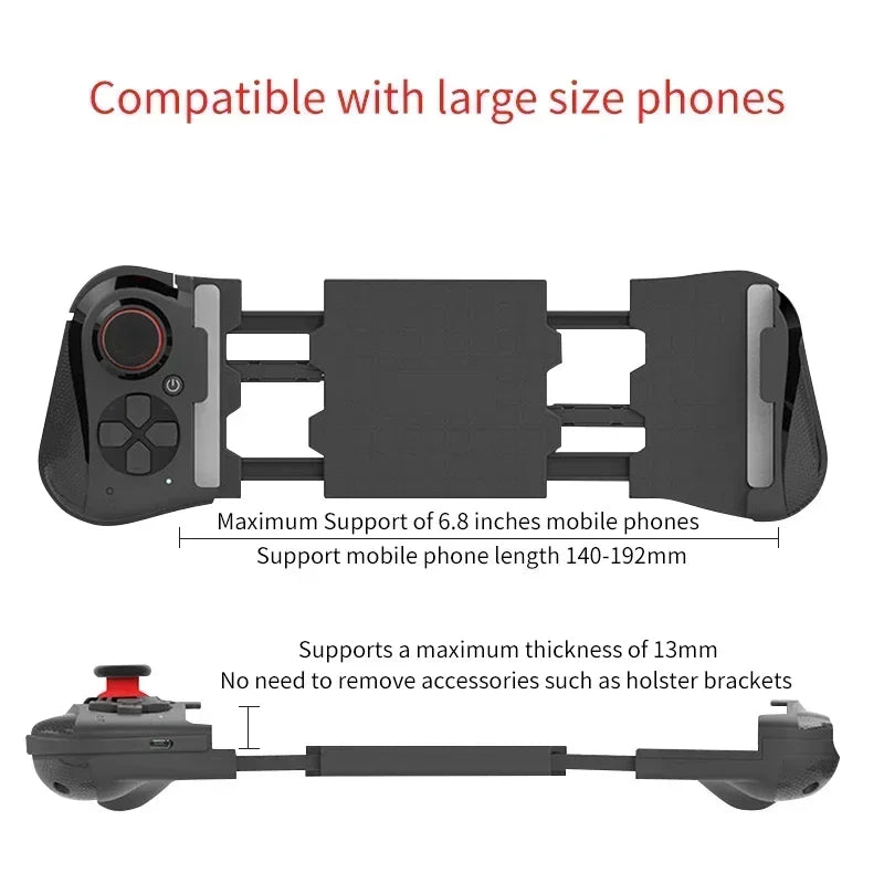 MOCUTE-058 Wireless Gamepad Remote Controller Gamepad Joystick Smart Phone Gaming Joypad for IOS Android Smart Cell Phone